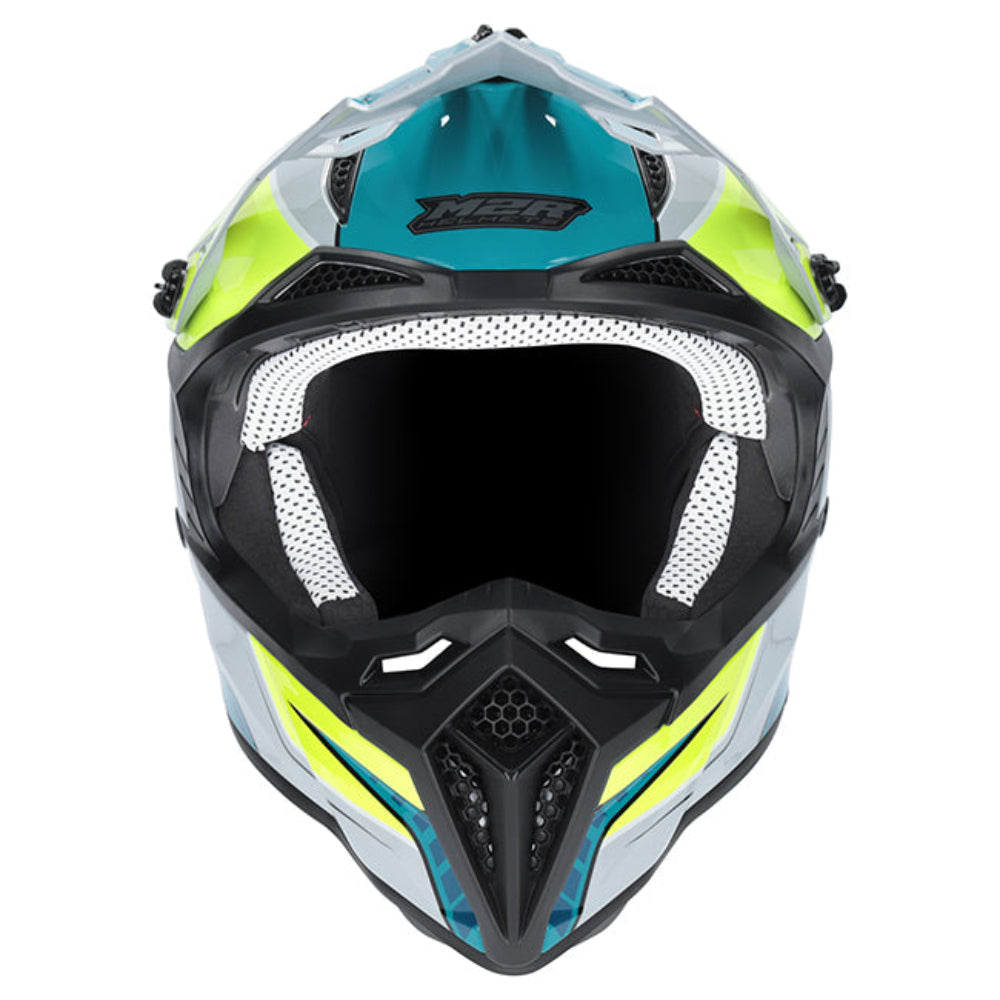 M2R X2.1 Youth ECE 22.06 Lightweight MX Helmet - Torque PC-3 - YM #1131508