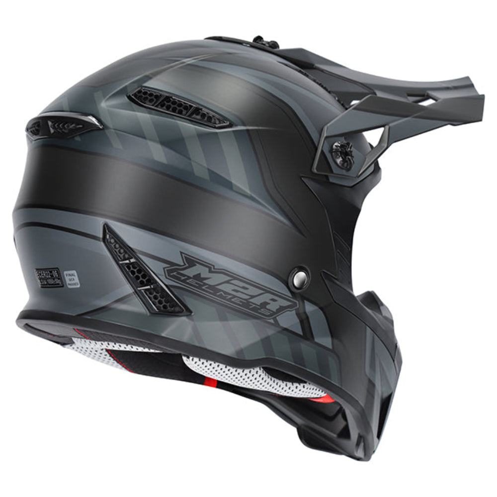 M2R X2.1 Youth ECE 22.06 Lightweight MX Helmet - Torque PC-5F - YM #1131511