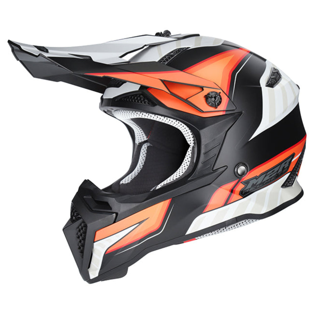 M2R X2.1 Youth ECE 22.06 Lightweight MX Helmet - Torque PC-8F - YL #1131515
