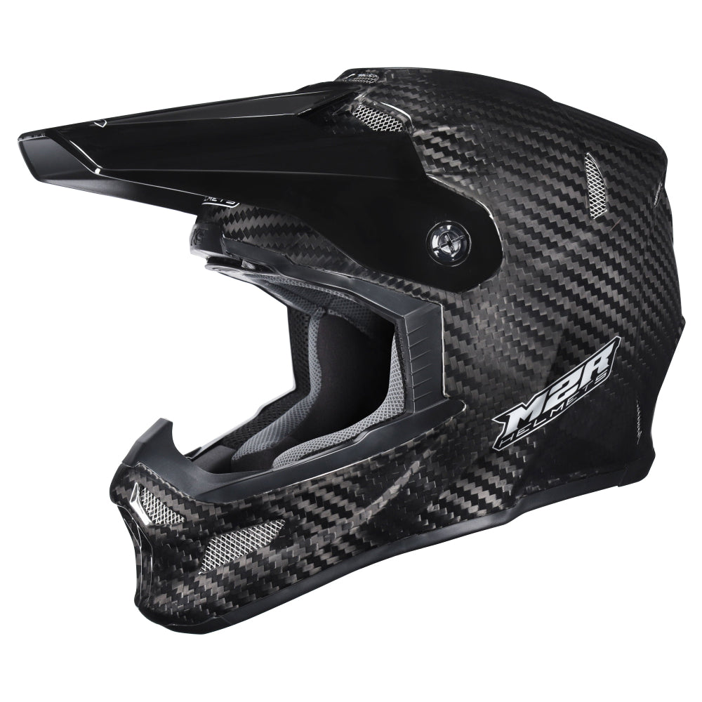 M2R X5 ECE 22.06 Pro Level MX Helmet X-Halo - Carbon Gloss - XS #1131675