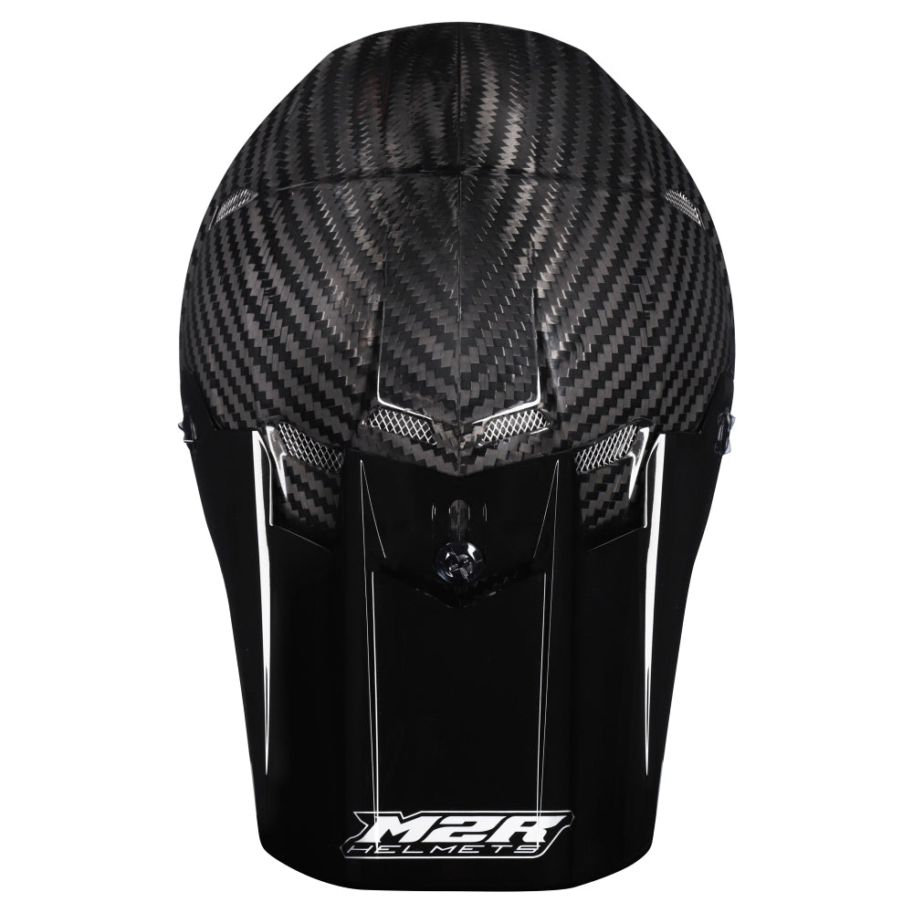 M2R X5 ECE 22.06 Pro Level MX Helmet X-Halo - Carbon Gloss - XS #1131675
