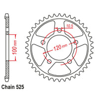 SUPERSPROX Rear Sprocket Stealth Composite For APRILIA 11S-7026-42R