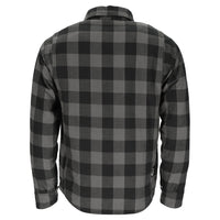 Argon Hatchet Motorcycle Flanno Riding Shirt-Black/Grey-60 (2X-3X) #2117908