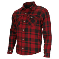 Argon Savage Protective Motorcycle Flanno-Black/Red-58 (2X) #2118780