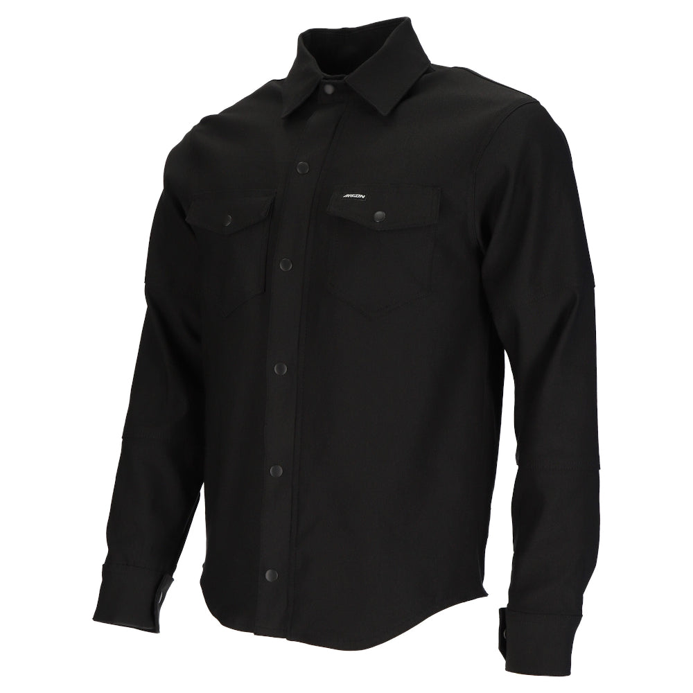 Argon Cleaver Protective Motorcycle Riding Shirt-Black-50(M-L) #2118788