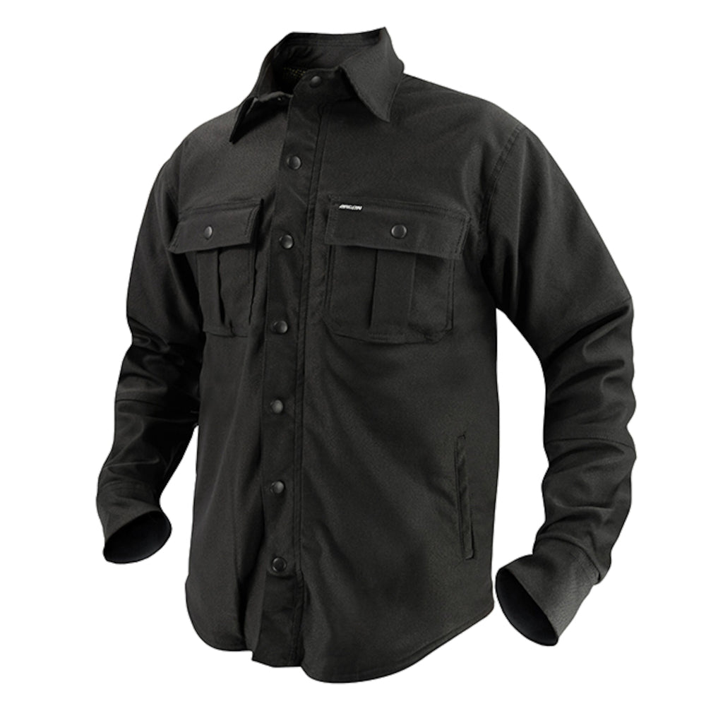 Argon Cleaver Protective Motorcycle Riding Shirt-Black-50(M-L) #2118788