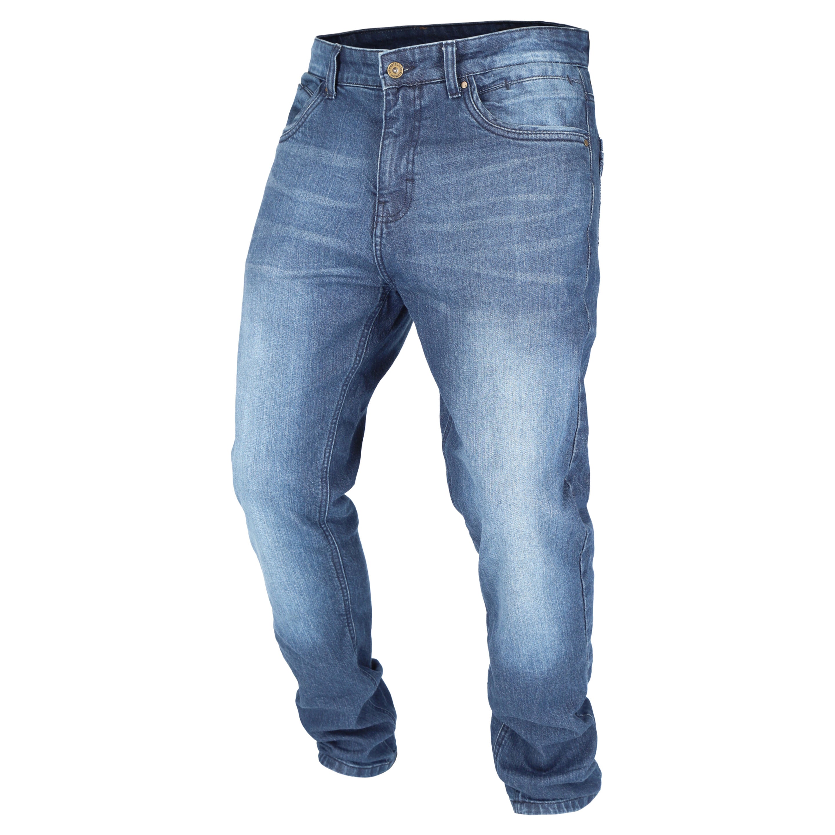 Argon Phaze Straight Cut Motorcycle Riding Jeans-Blue-33S #2121252