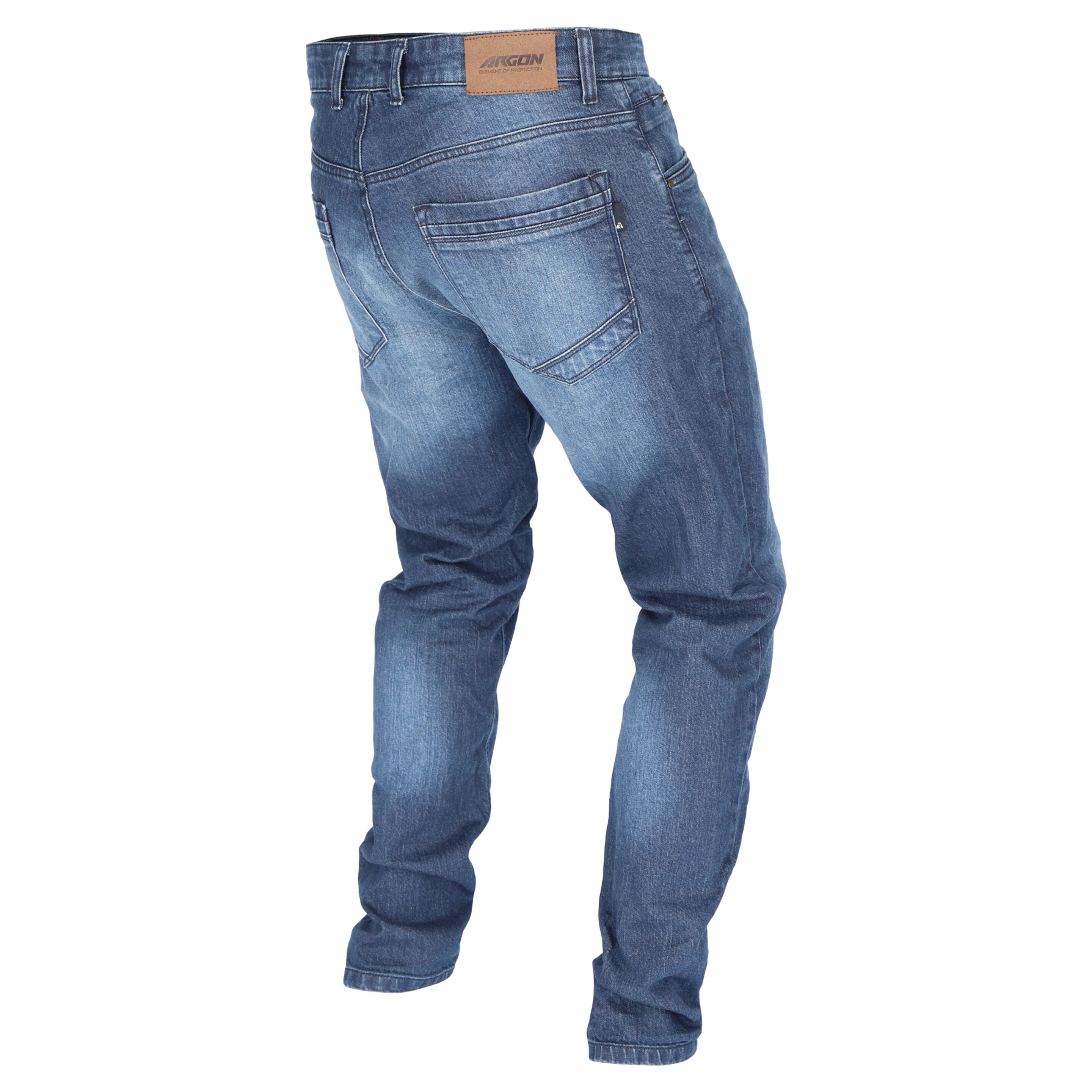 Argon Phaze Straight Cut Motorcycle Riding Jeans-Blue-33S #2121252