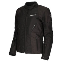 Dririder Vivid 3 Waterproof Touring Ladies Jacket-Black/Black-18 #2123015