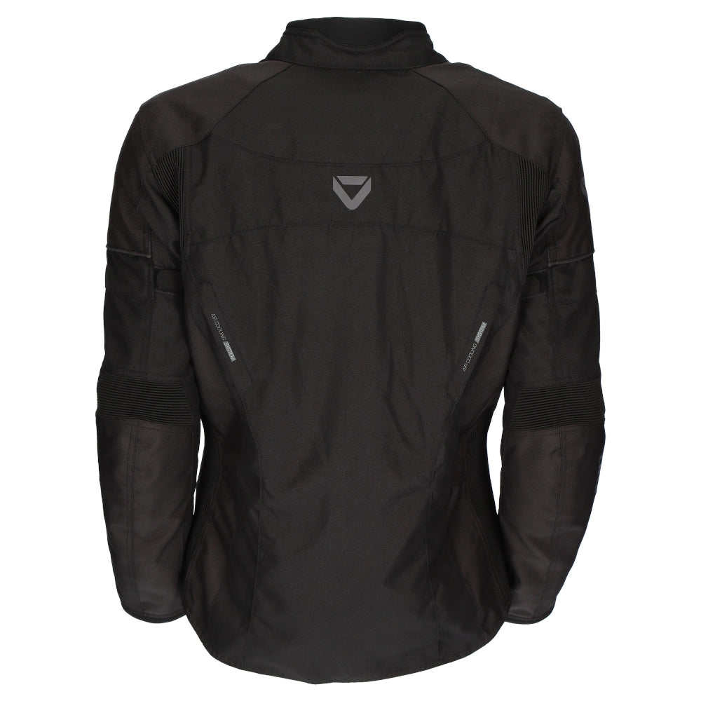 Dririder Vivid 3 Waterproof Touring Ladies Jacket-Black/Black-18 #2123015