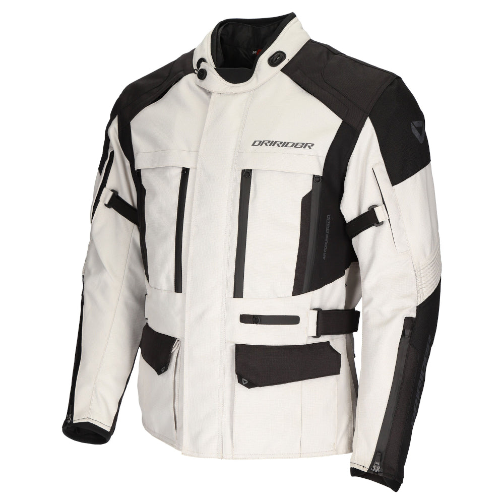 Dririder Explorer All Season Ladies Jacket-Lt. Grey/Black-LDS 20 #2123604