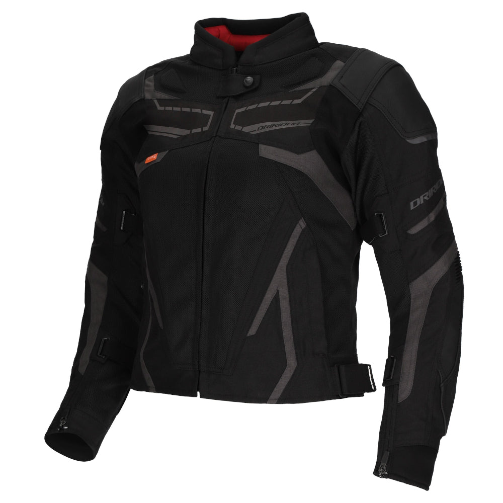 Dririder Climate Control Exo 4 Vented Jacket-Black/Black-LDS 20 #2124005