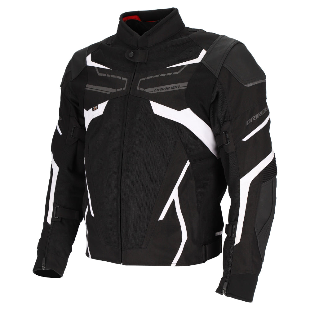 Dririder Climate Control Exo 4 Vented Jacket-Black/White-LDS 14 #2124010