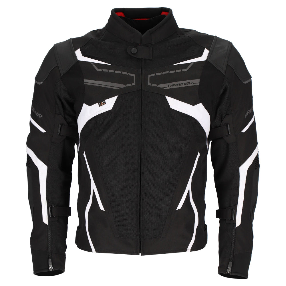 Dririder Climate Control Exo 4 Vented Jacket-Black/White-LDS 14 #2124010