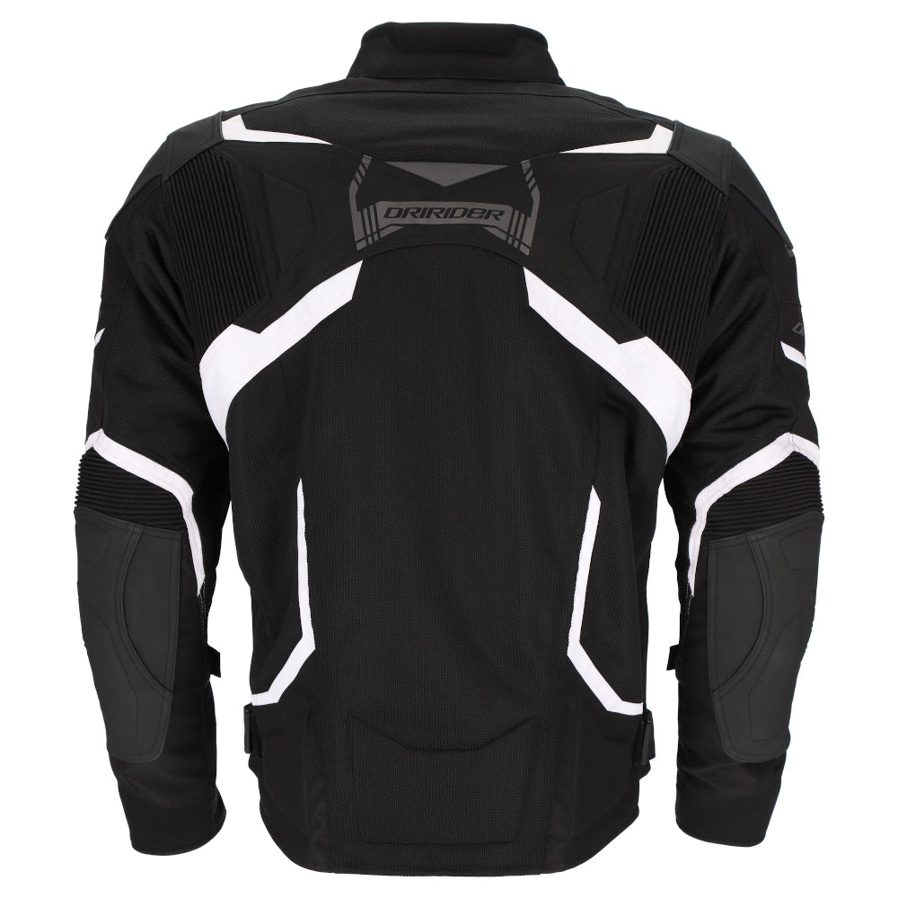 Dririder Climate Control Exo 4 Vented Jacket-Black/White-LDS 14 #2124010