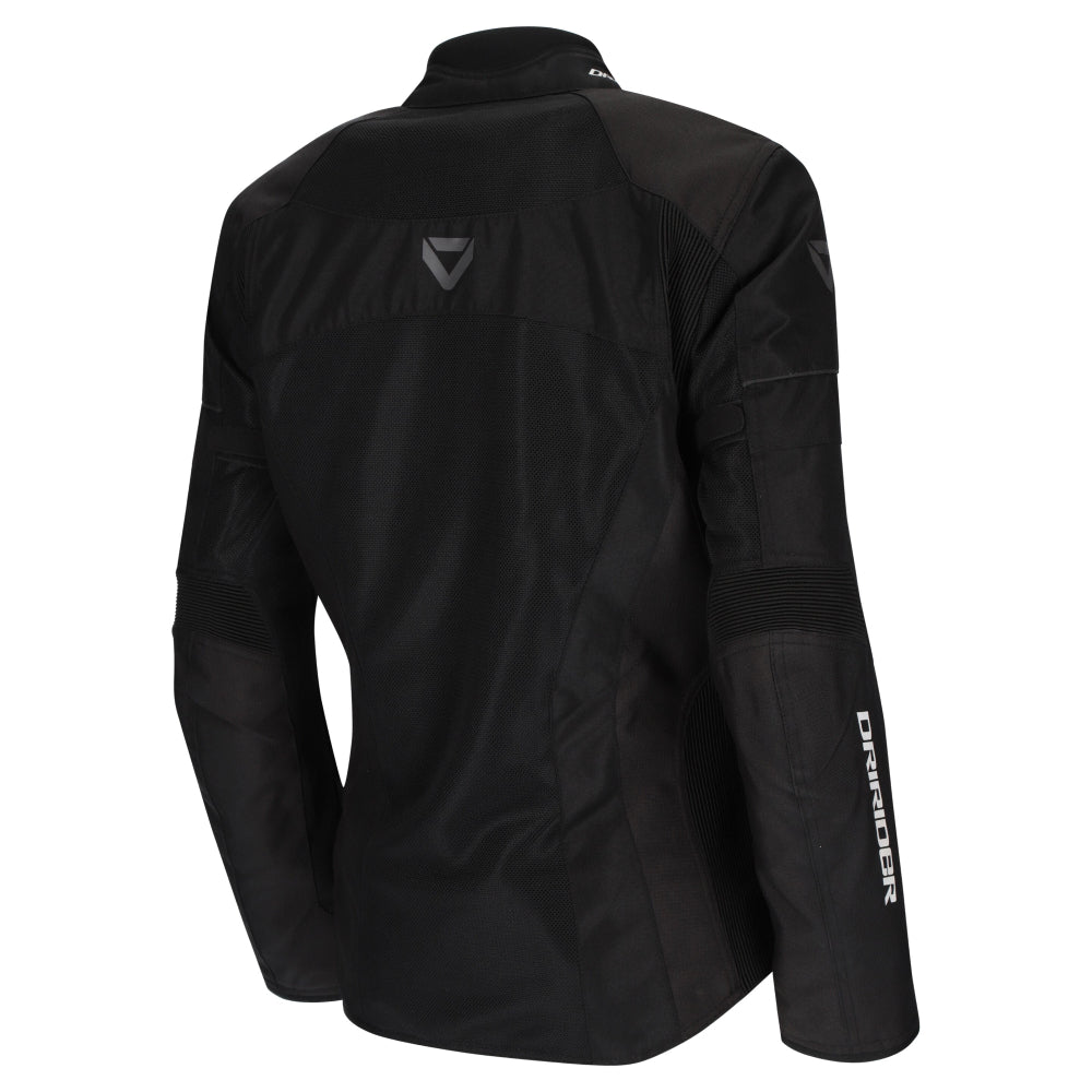 Dririder Vivid 3 Air Vented Touring Ladies Jacket-Black/White-22 #2124777