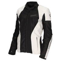 Dririder Vivid 3 Air Vented Touring Ladies Jacket-Pearl/Black-18 #2124785
