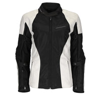 Dririder Vivid 3 Air Vented Touring Ladies Jacket-Pearl/Black-18 #2124785