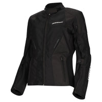 Dririder Vivid 3 Waterproof Touring Ladies Jacket-Black/White-6 #2124791