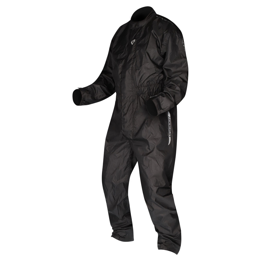 Dririder Hurricane 3 Complete One Piece Rain Suit-Black-2XL #2125673