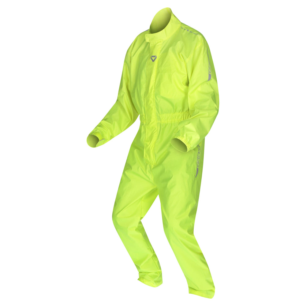 Dririder Hurricane 3 Complete One Piece Rain Suit-Fluro Yellow-2XL #2125686