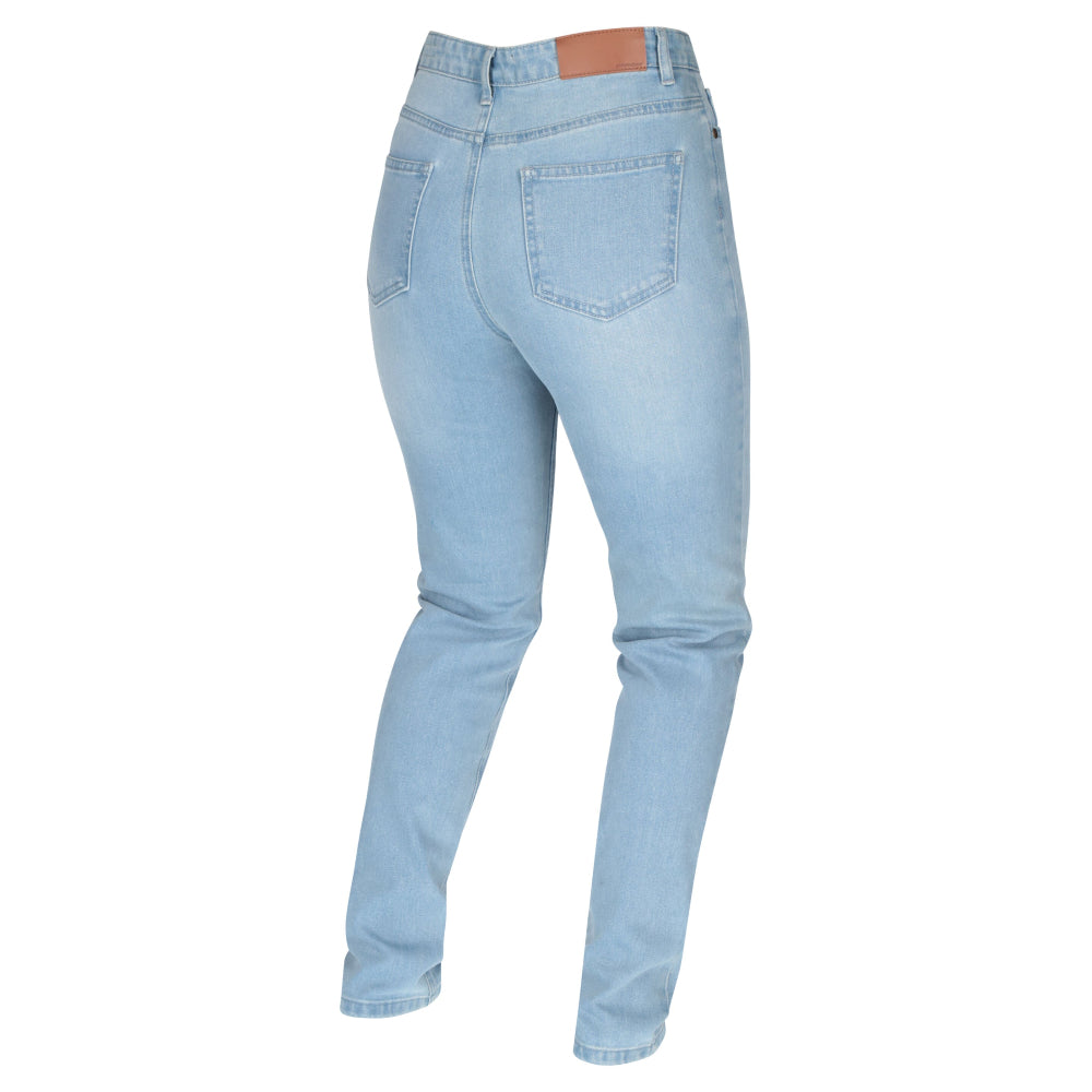 Dririder Velocity CE Certified Riding Ladies Jeans-Light Blue-14R #2125852