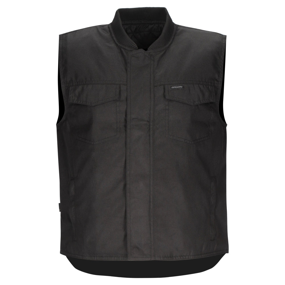 Argon Core Cordura® Quilted Motorcycle Vest-Black-68 (6X) #2125950
