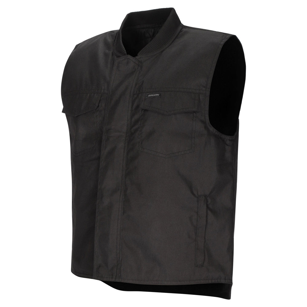 Argon Core Cordura® Quilted Motorcycle Vest-Black-68 (6X) #2125950
