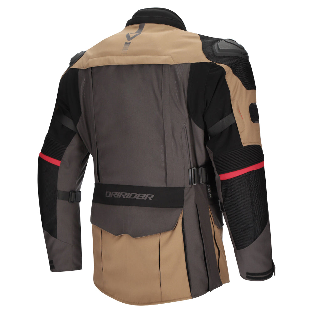 Dririder Vortex Adventure 3 Jacket-DK. Grey/Brown/Black-S #2127236