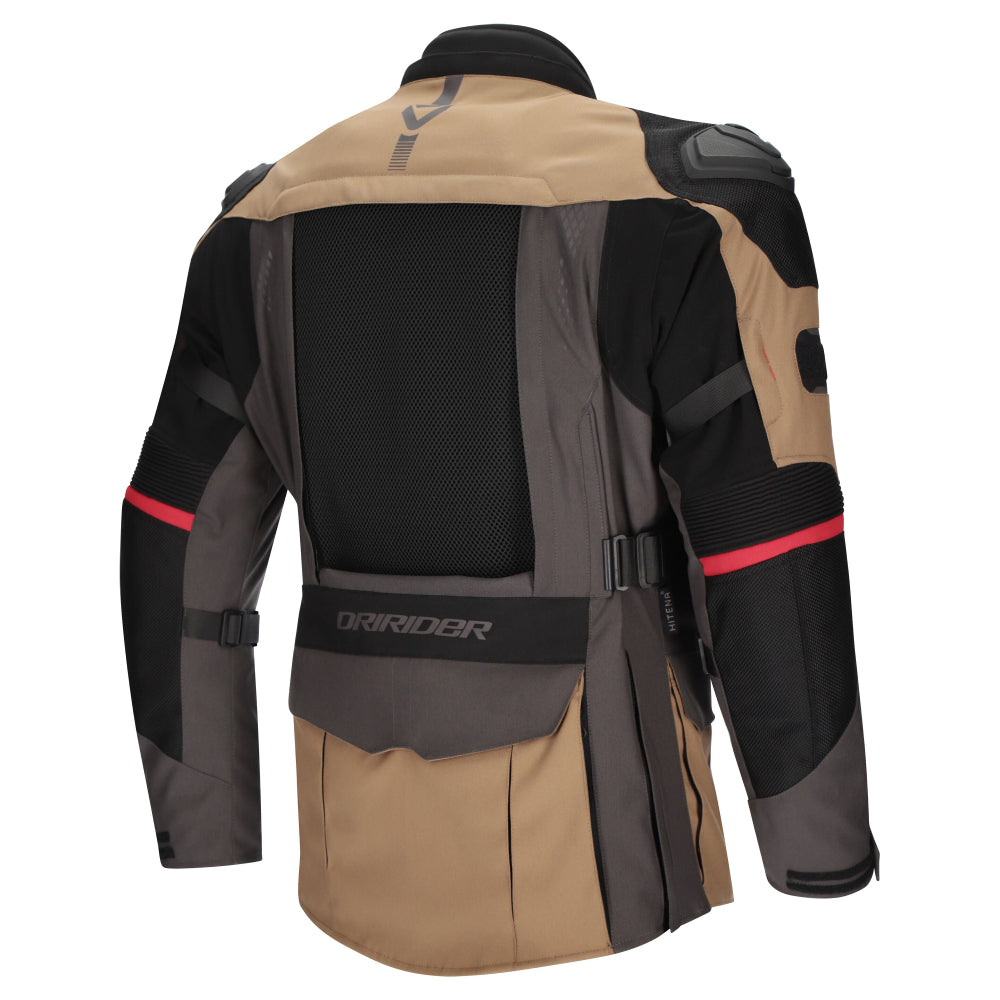 Dririder Vortex Adventure 3 Jacket-DK. Grey/Brown/Black-S #2127236