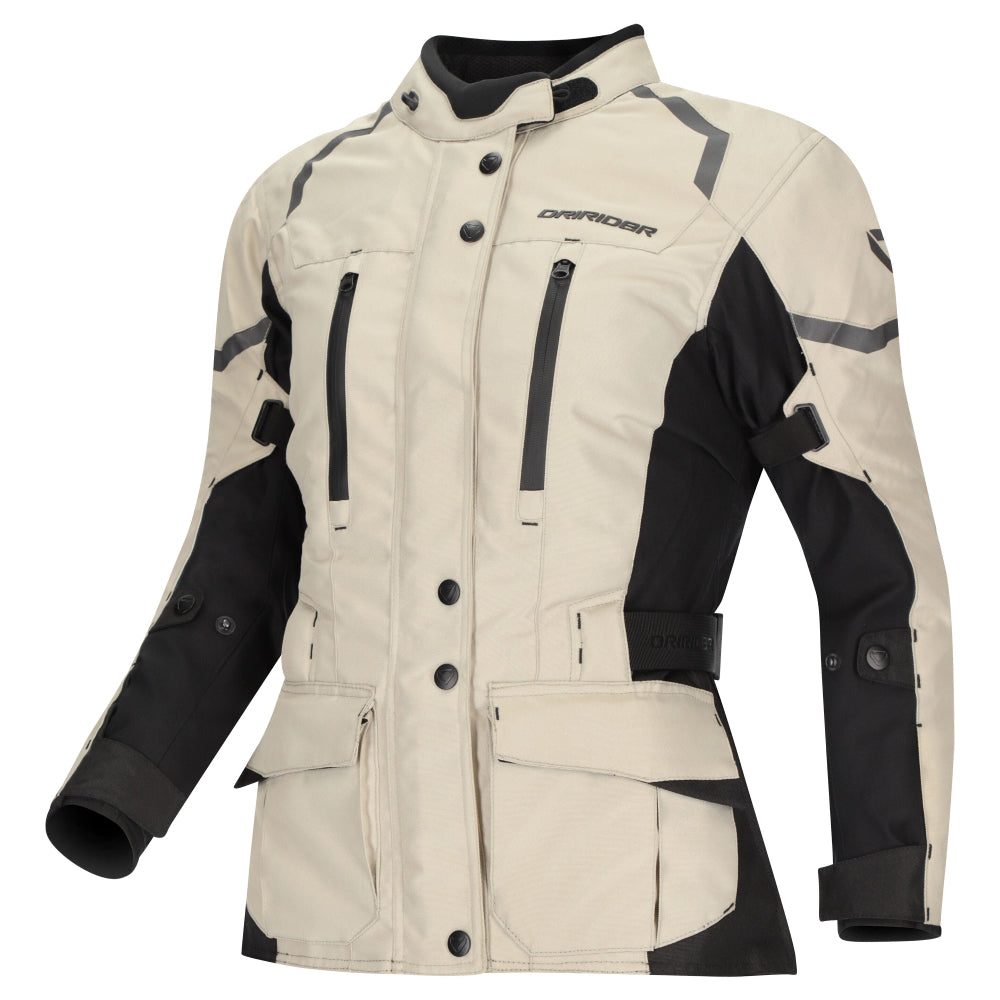 Dririder Compass V Sports Touring Jacket-Sand/Black-S #2127316