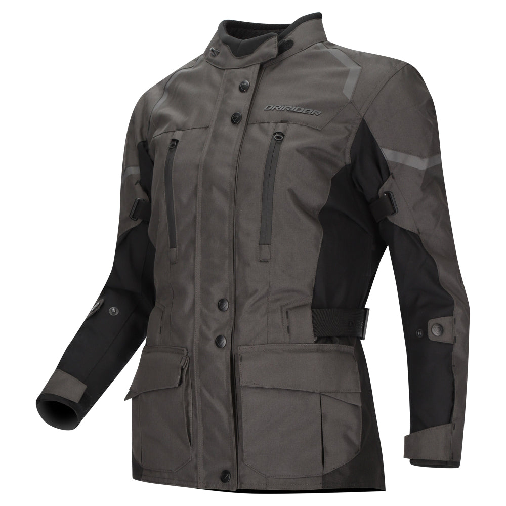 Dririder Compass V Sports Touring Jacket-Grey/Black-LDS 20 #2127332