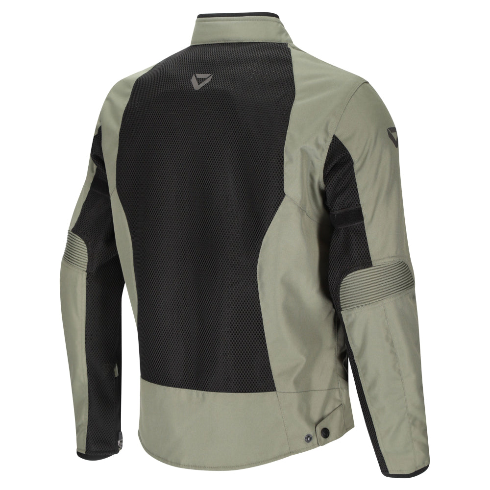 Dririder Aeromesh Motorcycle Summer Ladies Jacket-Black/Olive-L 10 #2127497