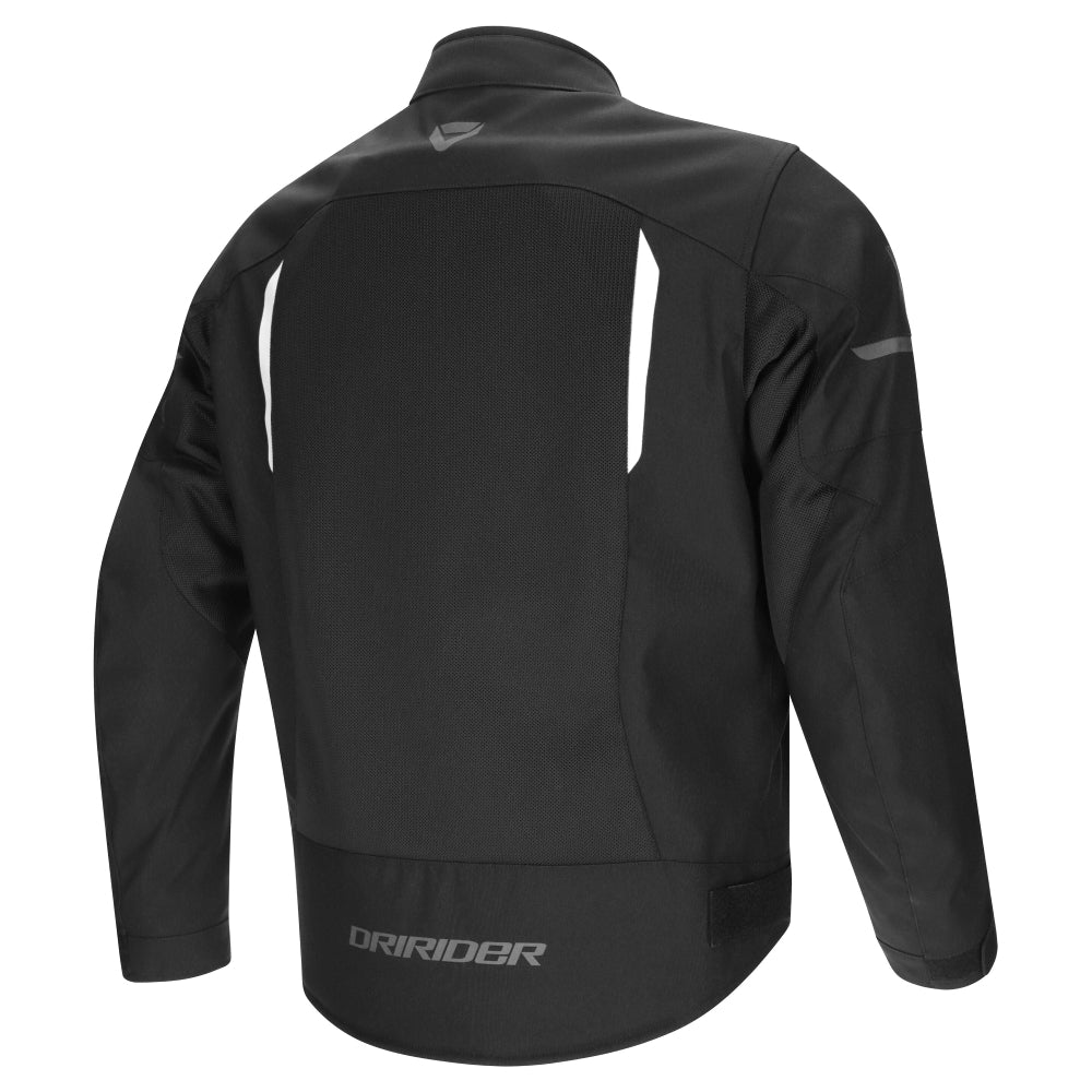 Dririder Air-Ride 6 Summer Riding Ladies Jacket-Black White-L 12 #2128559