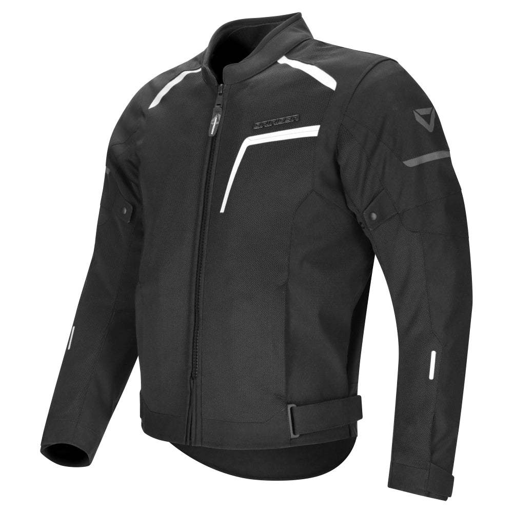 Dririder Air-Ride 6 Summer Riding Ladies Jacket-Black White-L 12 #2128559