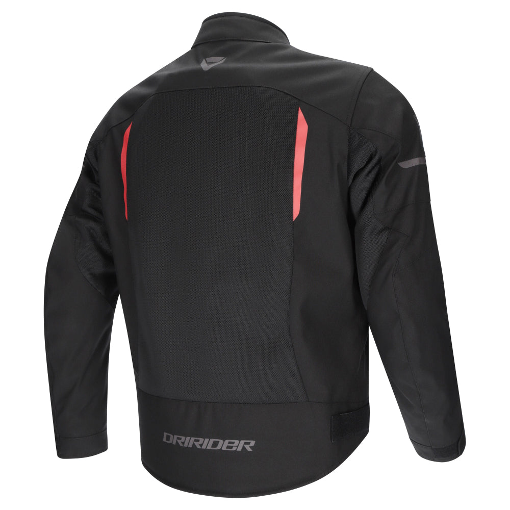 Dririder Air-Ride 6 Summer Riding Jacket-Black/Red-S #2128535