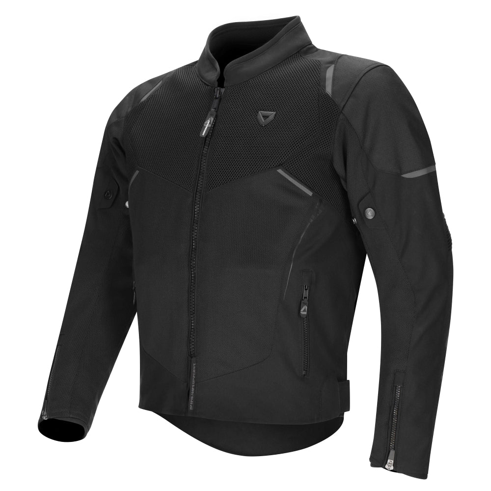 Dririder Air-Ride Pro AA certified Summer Jacket-Black/Black-2XL #2128595