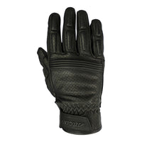 Argon Clash Classic Rigger Style Leather Motorcycle Gloves-Black-XL #4006394