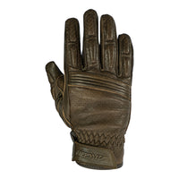 Argon Clash Classic Rigger Style Leather Motorcycle Gloves-Coffee-3XL #4006405