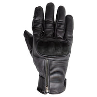 Argon Vice Waterproof Short Cuff Leather Motorcycle Gloves-Black-S #4007200