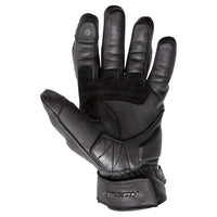 Argon Vice Waterproof Short Cuff Leather Motorcycle Gloves-Black-S #4007200