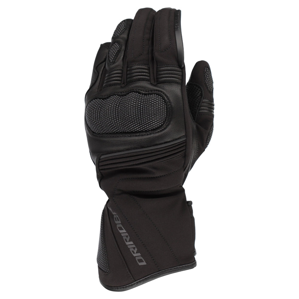 Dririder Hurricane Leather Winter Touring Gloves-Black-XS #4007631