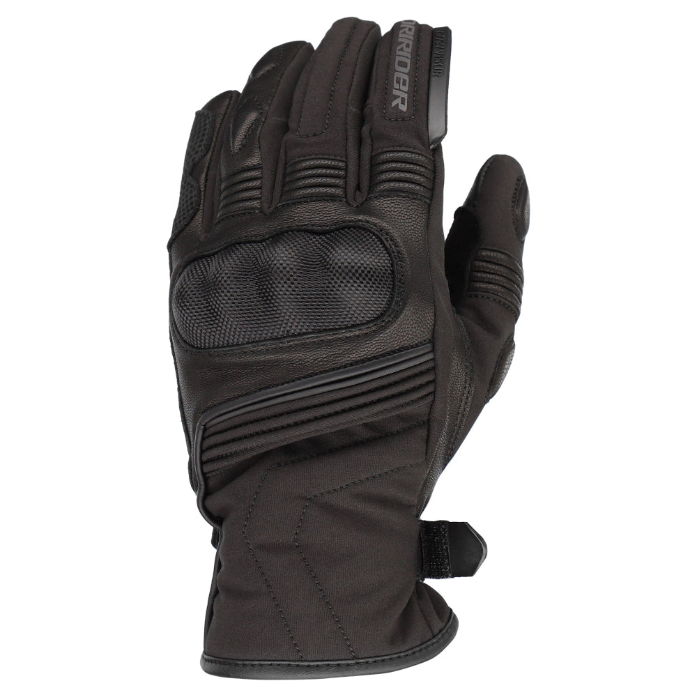 Dririder Typhoon Leather Winter Touring Gloves-Black-3XL #4007697