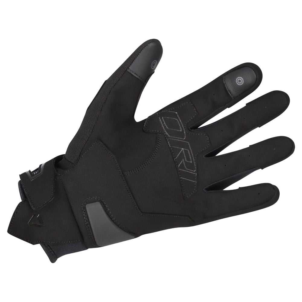 Dririder Flex Urban Textile Full Finger Gloves-Black/Black-2XL #4008767