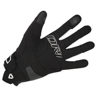 Dririder Flex Ladies Textile Full Finger Gloves-Black/White-L #4008790