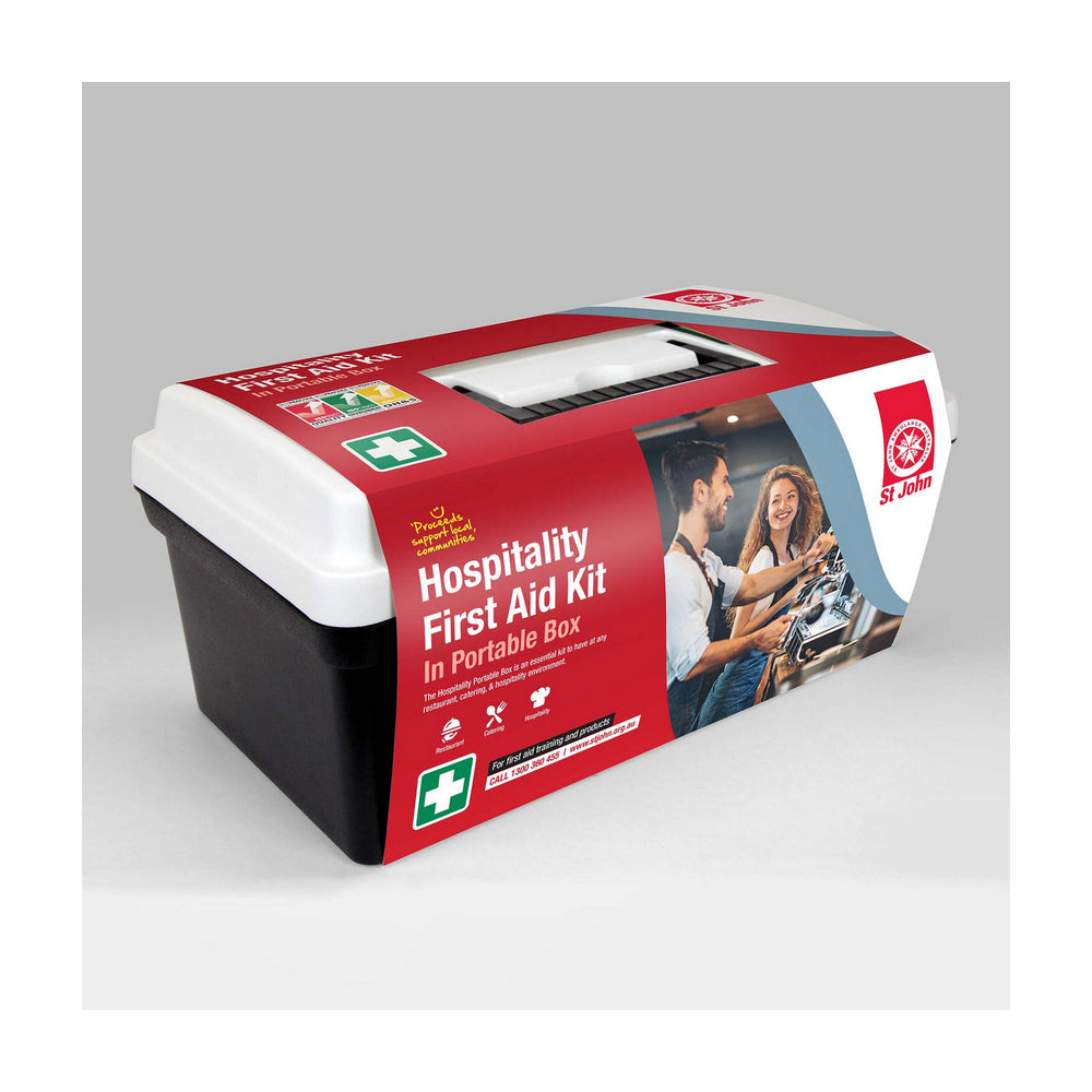 New ST JOHN AMBULANCE Hospitality First Aid Kit Portable, Multi-Use #603601 | Australian Moto Spares