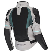 Dririder Air-Ride Pro Summer Jacket-Lt Grey/Black/Teal-LDS 12 #2128648