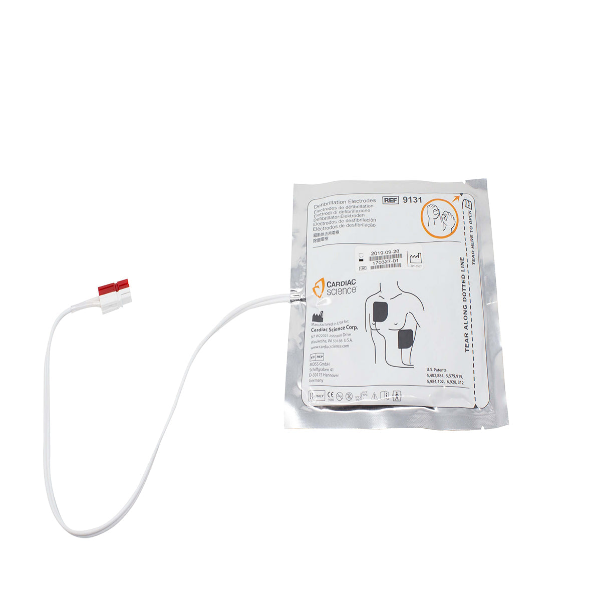 ST JOHN Ambulance G3 Cardiac Science Adult Pads AED Defibrillator #8889131-001