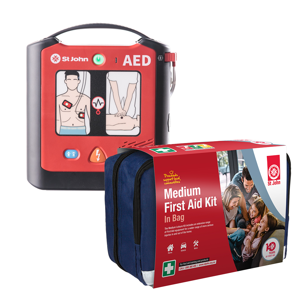 ST JOHN Home Safety Bundle First Aid Emergency Preparedness Kit #888X1HS
