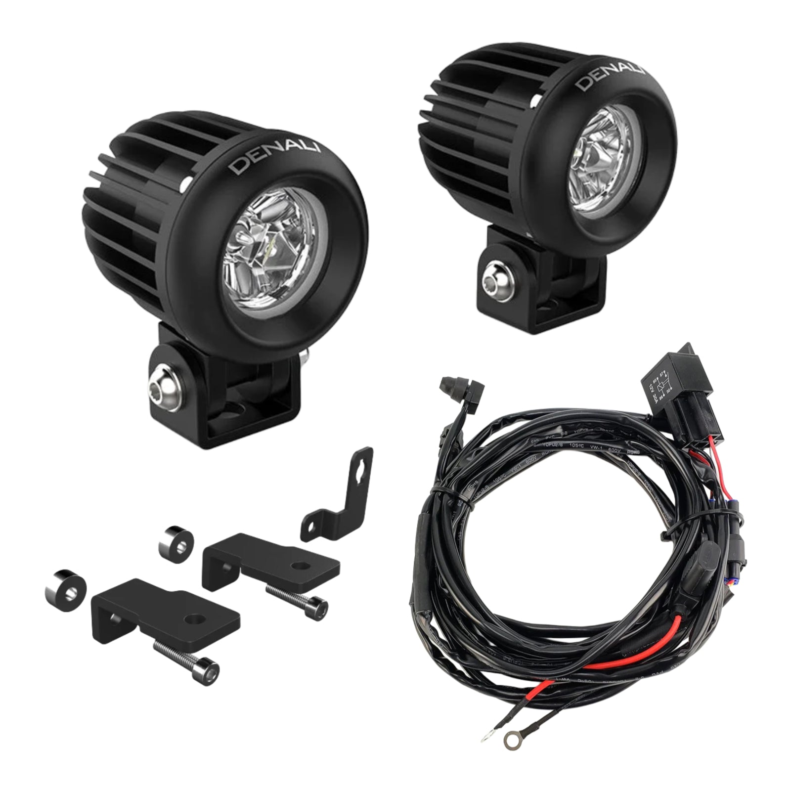 Denali D2 Lighting Bundle For KTM 500 EXCF 2017-2023 DEDNL04KIT005#